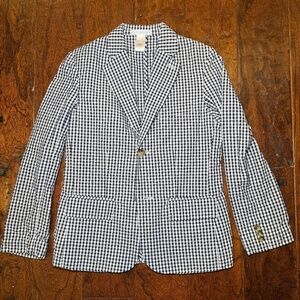 Janie and Jack Seersucker Blazer Boys Size 10